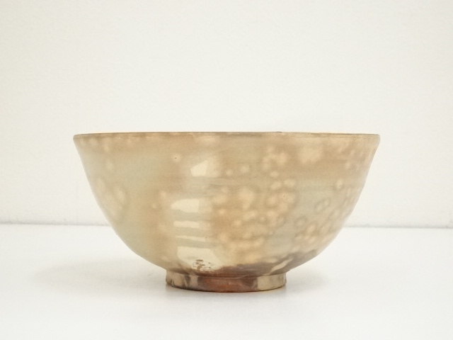 処分価格 萩焼 茶碗 金継ぎあり 骨董 アンティーク 処分価格 萩焼 茶碗